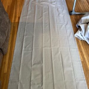 4 Large Panel Grey Curtains